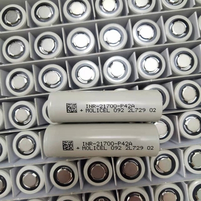Taiwan Magische Molicel 21700 van het de Lage Temperatuurlithium van P42A de Batterij 3.7V 4200mAh